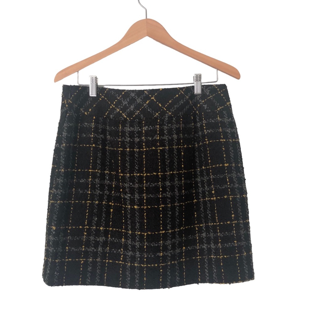 Loft Ann Taylor plaid mini skirt - Picture 2 of 8